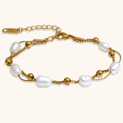 Perlen-Doppelschicht-Armband