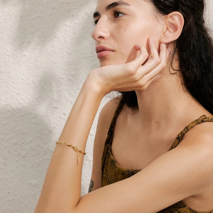 Wave Link Chain Bracelet