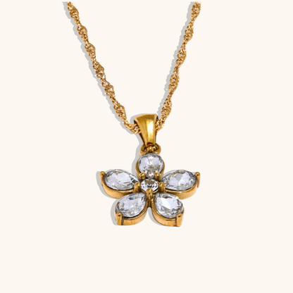 Blossom Sparkle Pendant Necklace