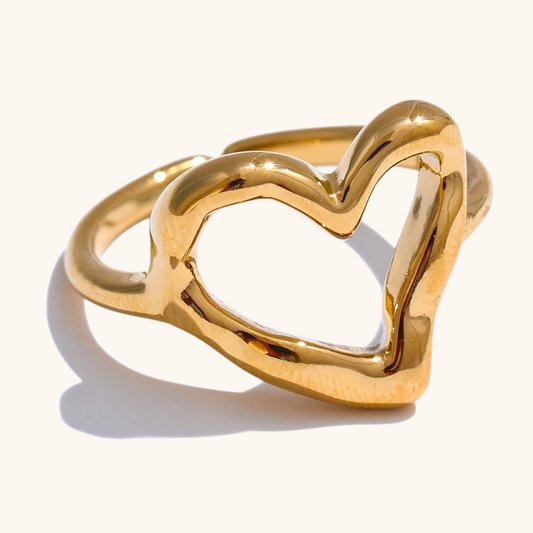 Hollow Heart Ring