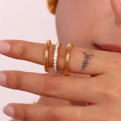 Trio Band Ring Set