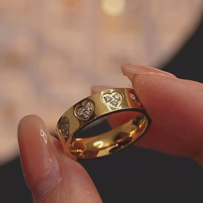 Heartstone Band Ring