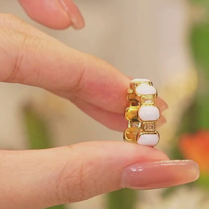 Enamel Tile Ring